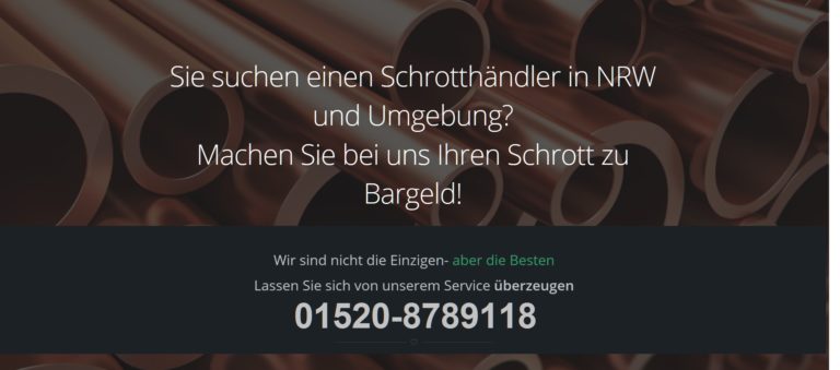 Schrottabholung Wuppertal Ihr Partner für Schrottankauf in Wuppertal zu Bestpreisen